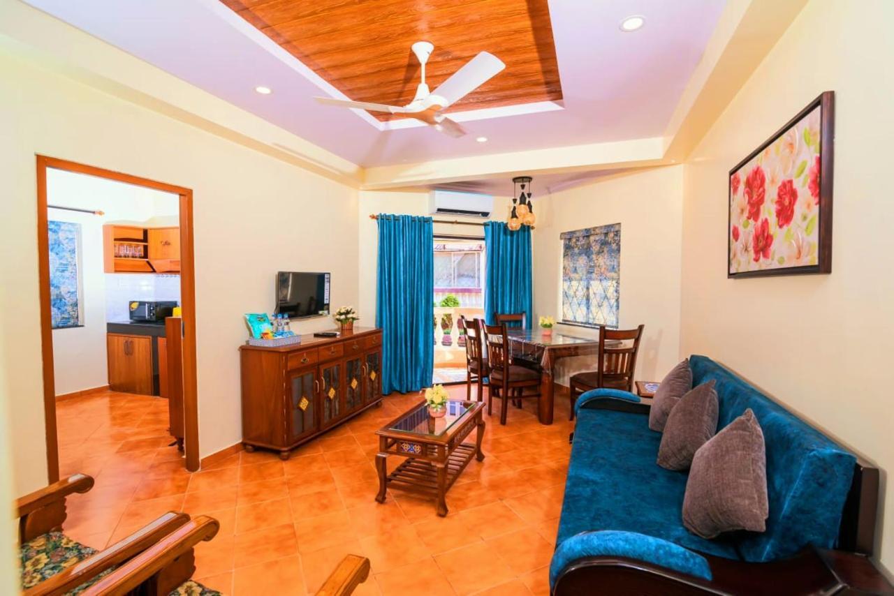 'Golden Sea Shell' 1 Bhk Beach Apartment Benaulim Exteriör bild